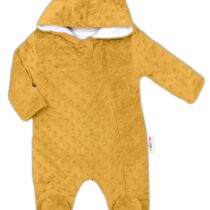 124233-214227-baby-nellys-kombinezka-overal-minky-s-kapucnou-a-uskami-horcica-vel-74
