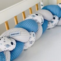 144007-264623-mantinel-pleteny-vrkoc-vafel-bavlna-baby-nellys-vesmir-modra-siva-biela-320-cm